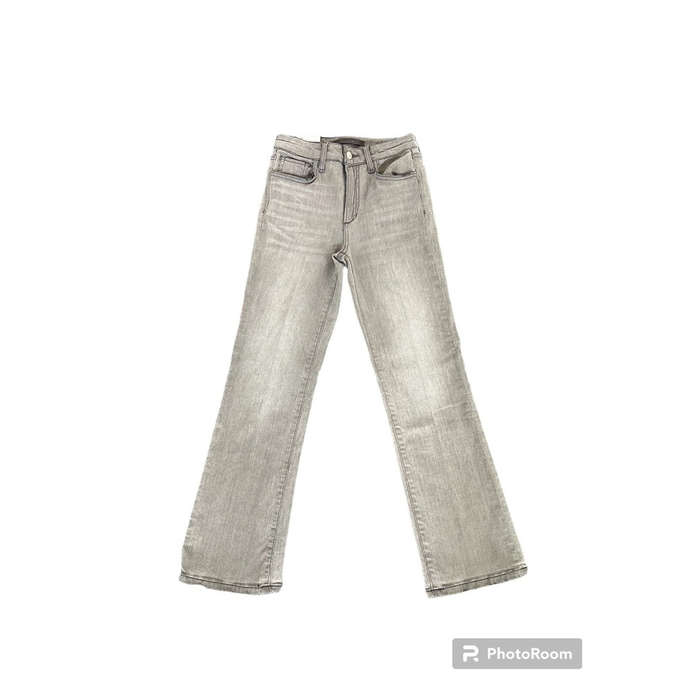 JOE'S JEANS Womens Stretch Callie Hi-Rise Cropped Boot Jeans Glacier Grey Sze 24